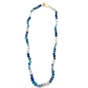 NEW IN2 DESIGN women's olivia graded necklace in apatite